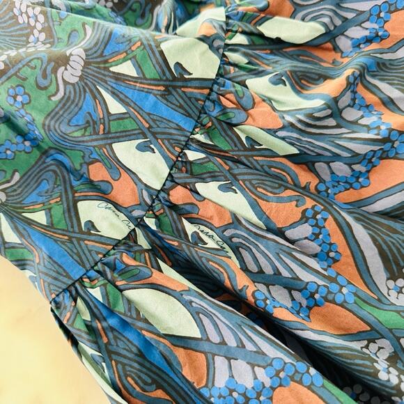 Cara Cara Chase Skirt in Forest Biome Deco Size Medium NEW Maxi Boho A Line - Picture 5 of 8